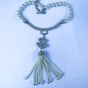 Swarovski pearl necklace